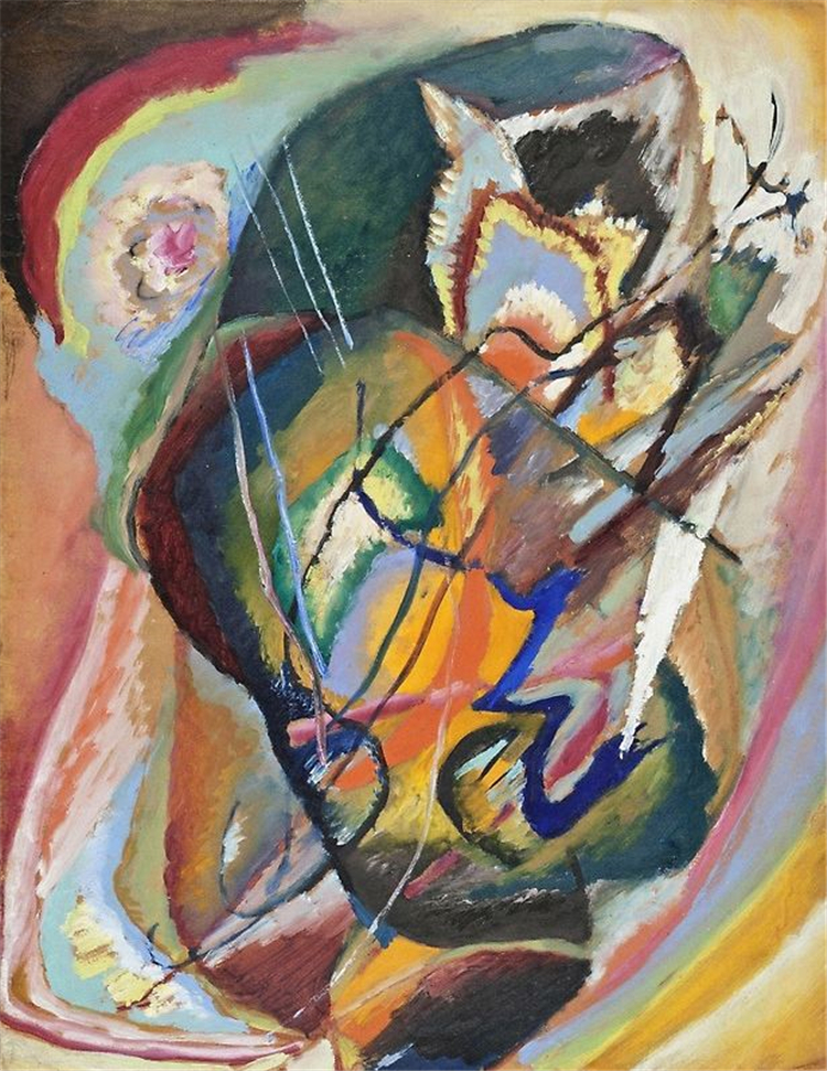 Untitled Improvisation III 1914 Kandinsky Abstract Oil Painting